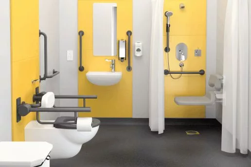 Agrow Corporation | armitage shanks yellow healthcare bathroom